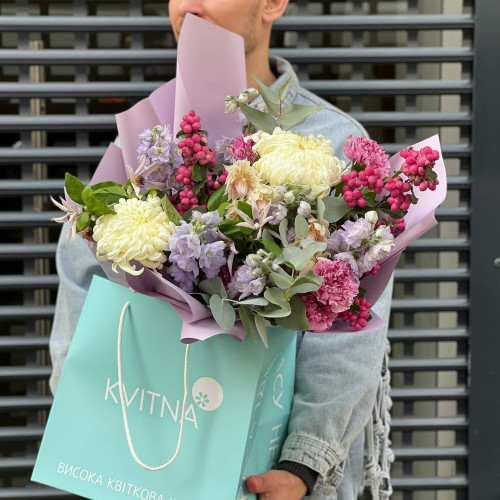 Букет «Лавандовий іній»