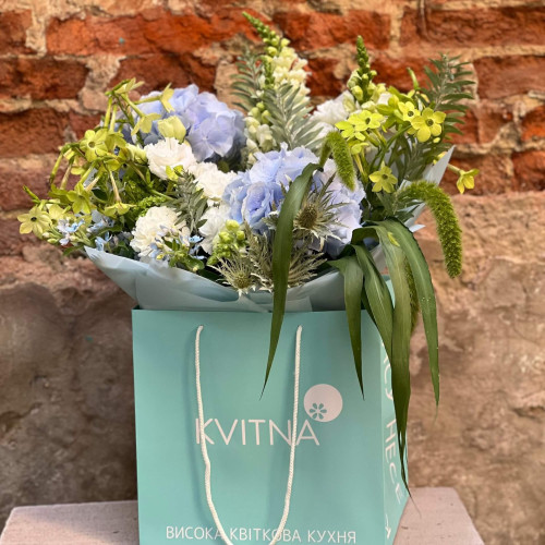 Сине-зелёный воздушный букет «Карибский круиз»