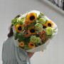 Яркий букет в насыщенных оттенках «Пламя полей»