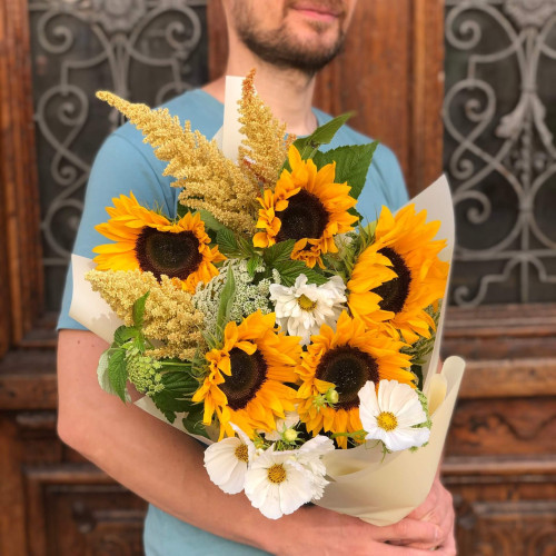 Польовий сяючий букет «Літнє золото»