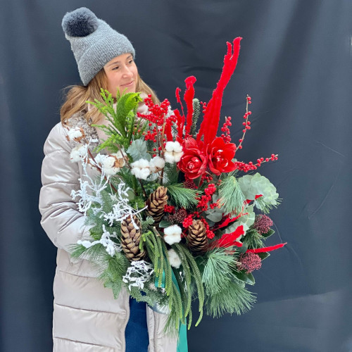 Квіткове відерце «Веселий Олаф»