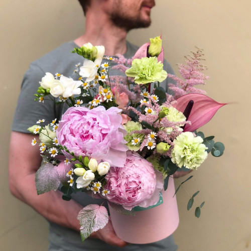 Box with flowers «Summer Mood»