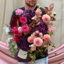 Коробка з квітами «Феєрія осені»