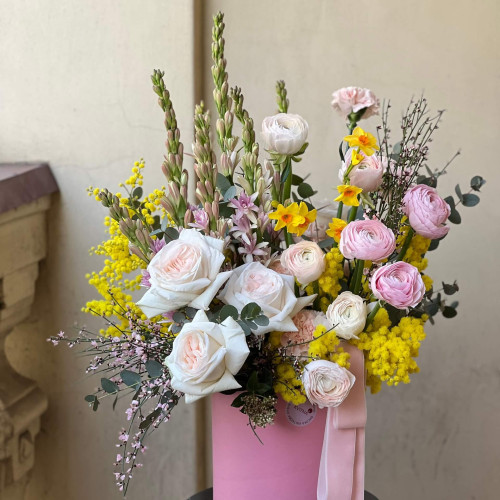 Fragrant spring composition in a box «Spring Provence»