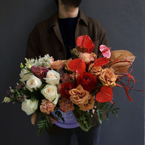 Коробка з квітами «Пряний чилі»