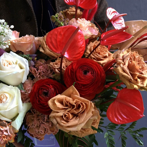 Коробка з квітами «Пряний чилі»