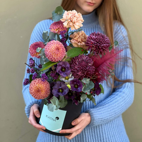 Коробка з квітами «Спів у гаю»