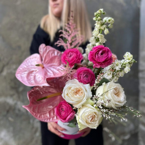 Коробка з квітами «Сила кохання»