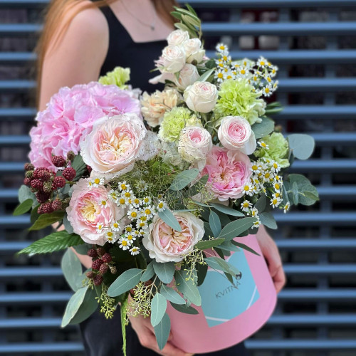 Квіти в коробці «Солов'їні ранки»