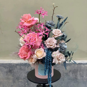 Квіткова коробка «Зимовий подих»