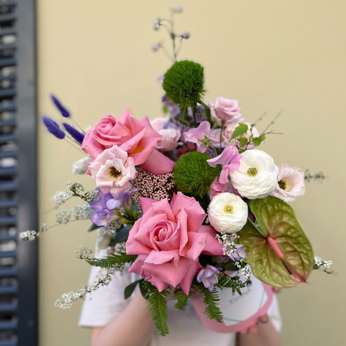 Квіти в коробці «Танці в саду»