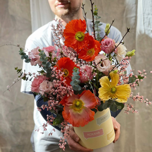 Квіти в коробці «Принцеса Кіото»