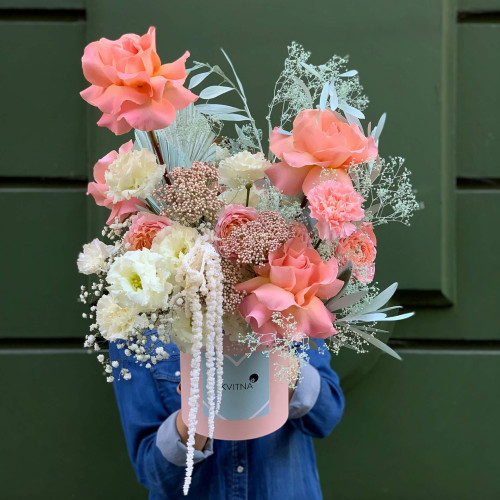 Коробочка з квітами «М‘ятне тепло»