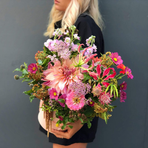 Цветочная коробка «Сладкие пчелы»