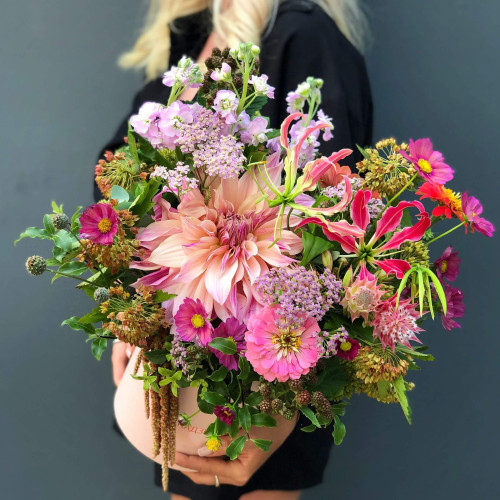 Цветочная коробка «Сладкие пчелы»