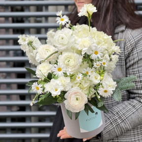 Квіти в коробці «Світлі спогади»