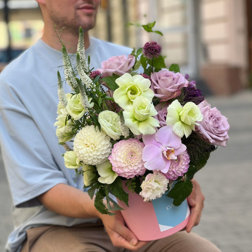 Квіти в коробці «Поезія»