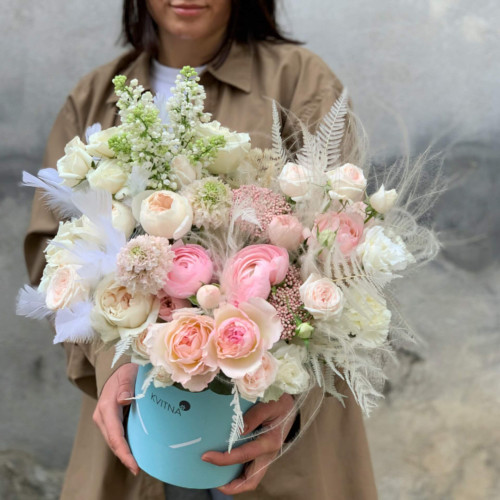 Коробка квітів «Ранковий туман»