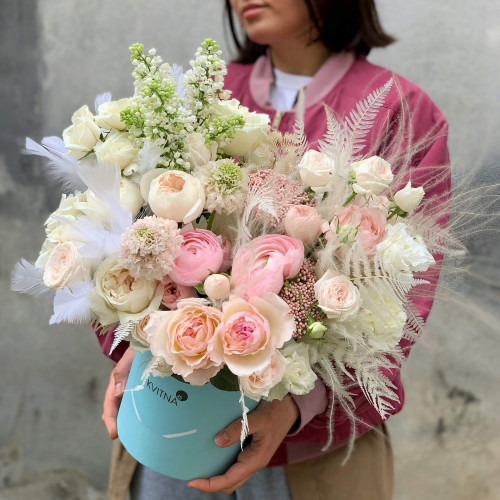 Коробка квітів «Ранковий туман»