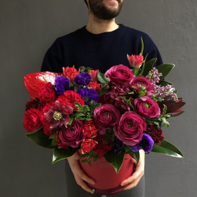 Коробка з квітами «Зачаровані сни»