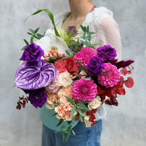 Цветы в коробке «Волшебная пыльца»