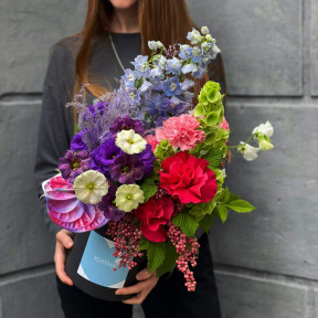 Коробка з квітами «Гавайський вечір»