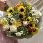 Світлий літній букет «Пишний сад»