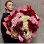Huge luxurious bouquet with hydrangeas «Romantic Ocean»
