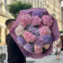 31 гортензия в букете «Летняя акварель»