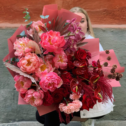 Величезний букет «Мелодія пристрасті»