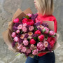 Роскошный букет «Сердца влюбленных»
