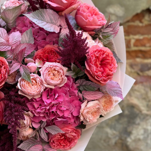 Розкішний яскравий букет «Натхненна Христина»