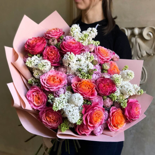 Роза-Сирень «Нежные объятия»