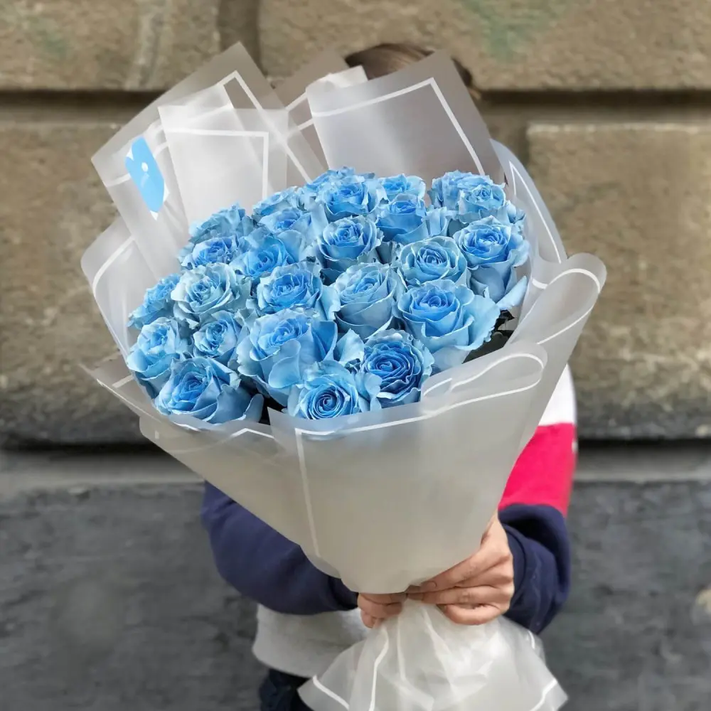Blue roses price 10 090 грн delivery to Lviv - Kvitna