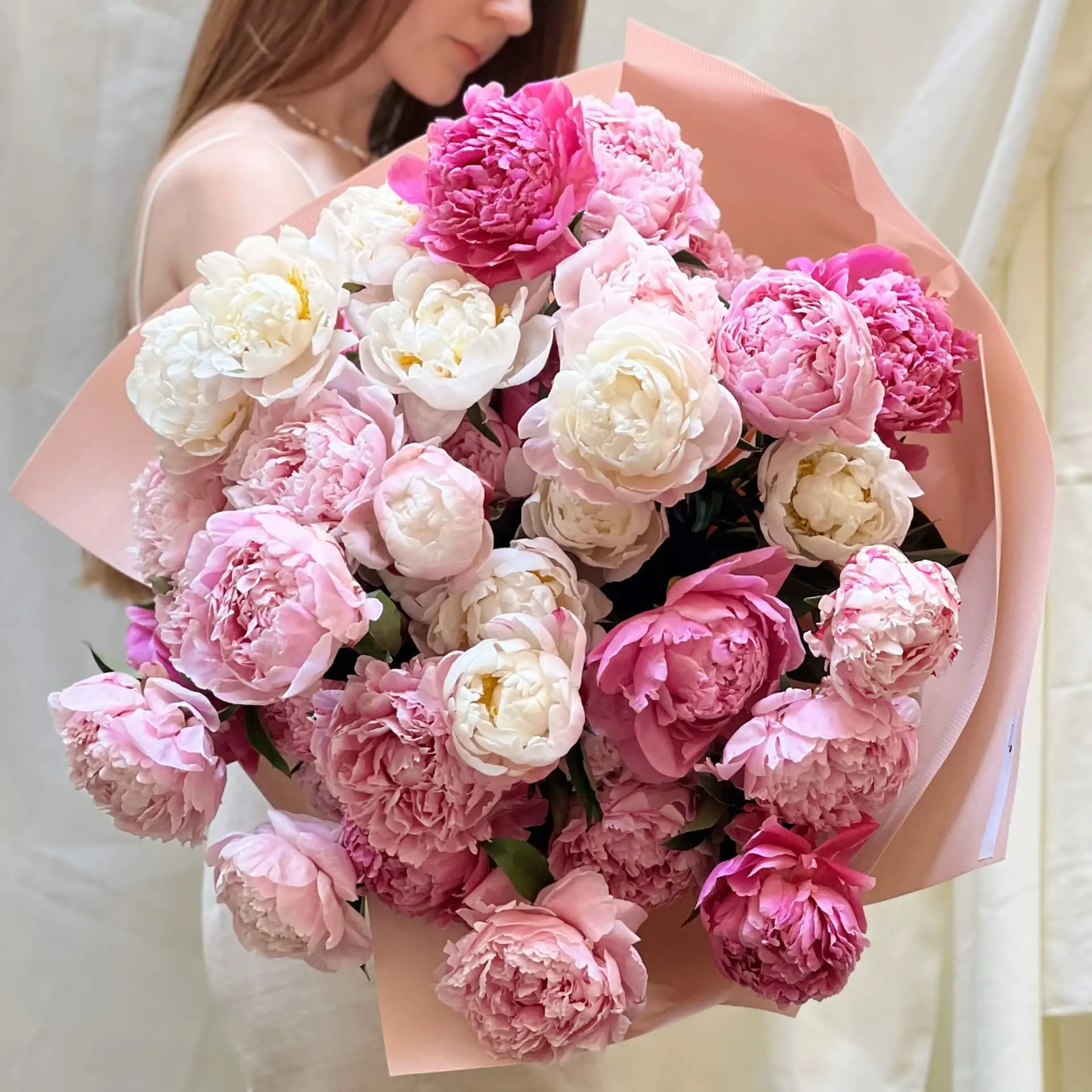 41 peonies in a bouquet «Paradise delight» price 14 440 грн