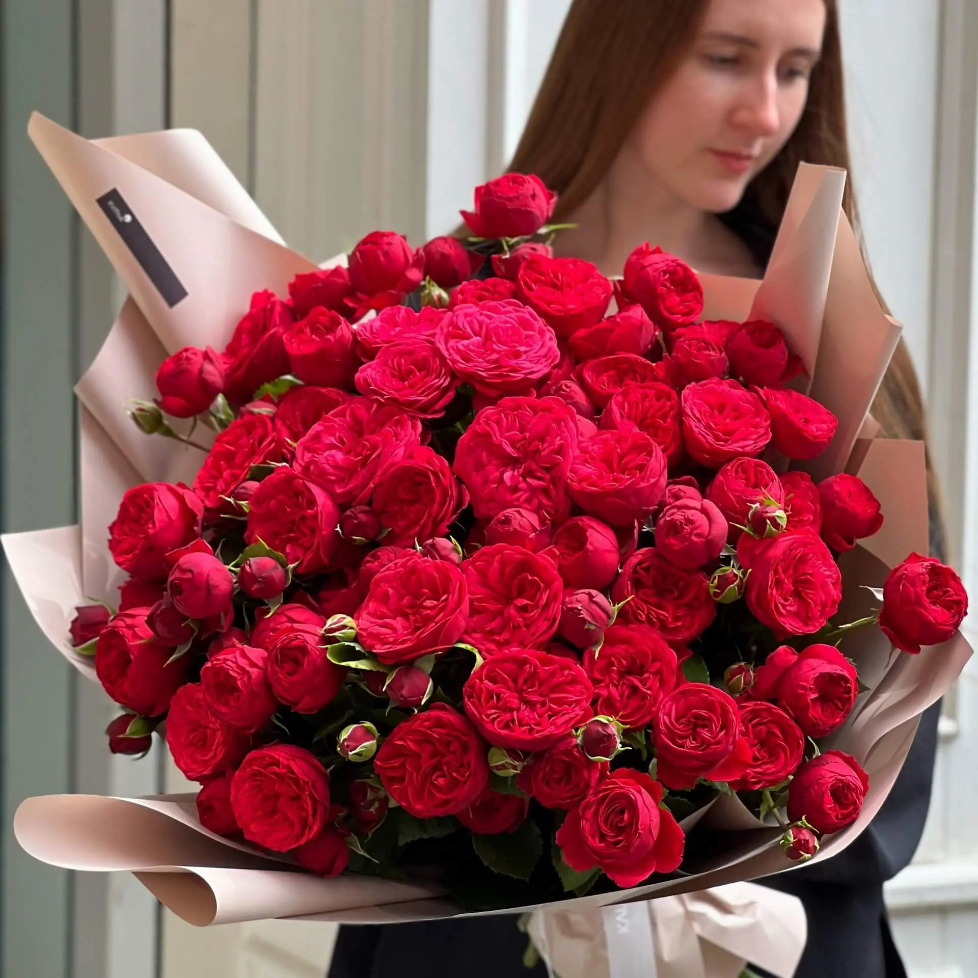 Pripyet Roses 23 luxurious peony roses «Piano» price 9 390 грн delivery to Lviv - Kvitna
