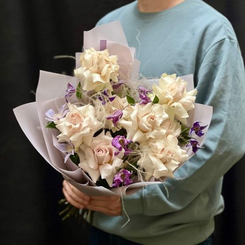 Букет «Серебристое кружево»