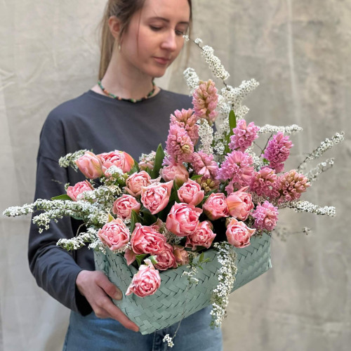 Квітковий кошик «Мрії Барбі»