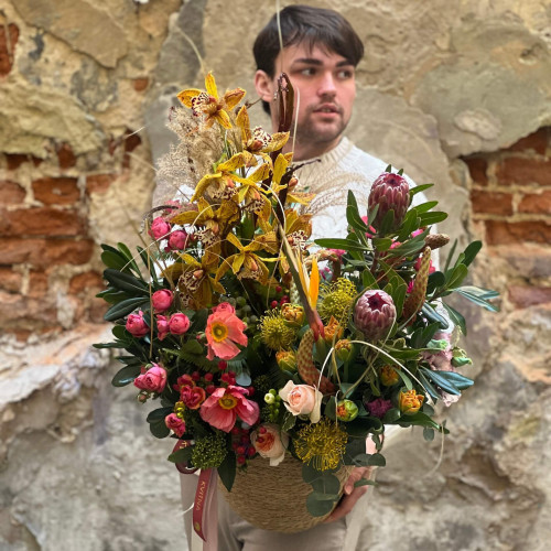 Розкішна екзотична композиція «Диво джунглів»