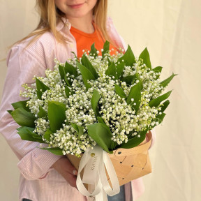 Квітковий кошик «Конвалія моя»