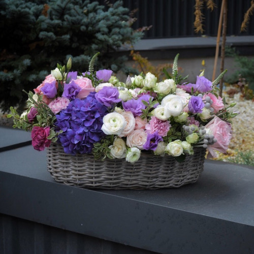 Квітковий кошик «Літній настрій»