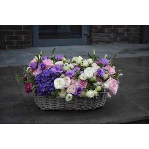 Квітковий кошик «Літній настрій»