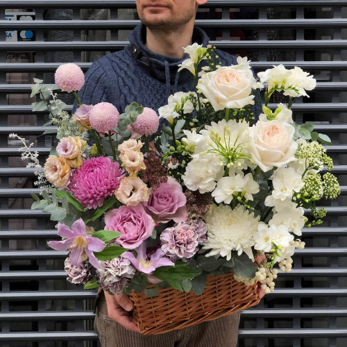 Квітковий кошик «Аметистова перлина»