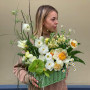 Flower basket «Singing of the Nymph»