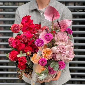 Квітковий кошик «Пурпуровий дракон»