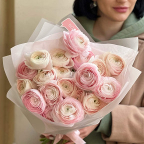 Mesmerizing bouquet of the most delicate ranunculi «For my Princess»