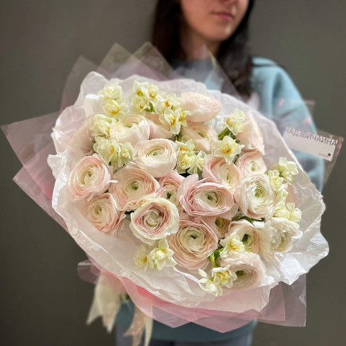 Ранункулюс-Нарцисс «Утончённый бриллиант»