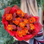 Букет «Зажигательный ранункулюс»