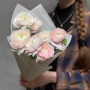 Delicate bouquet with ranunculi «Thin Silk»