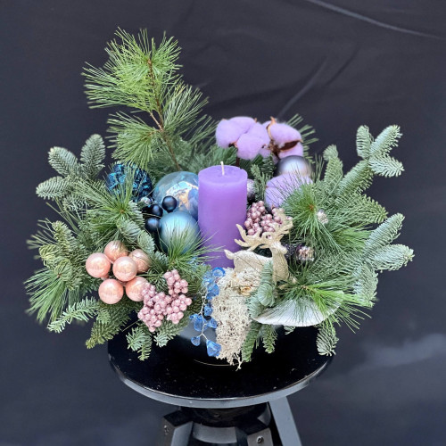 Різдвяна композиція «Північні пригоди»